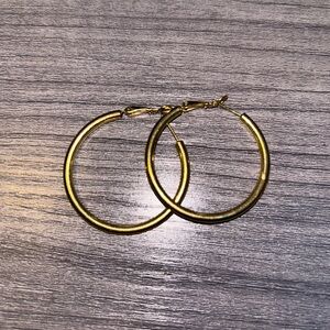 Gold Hoop Earrings